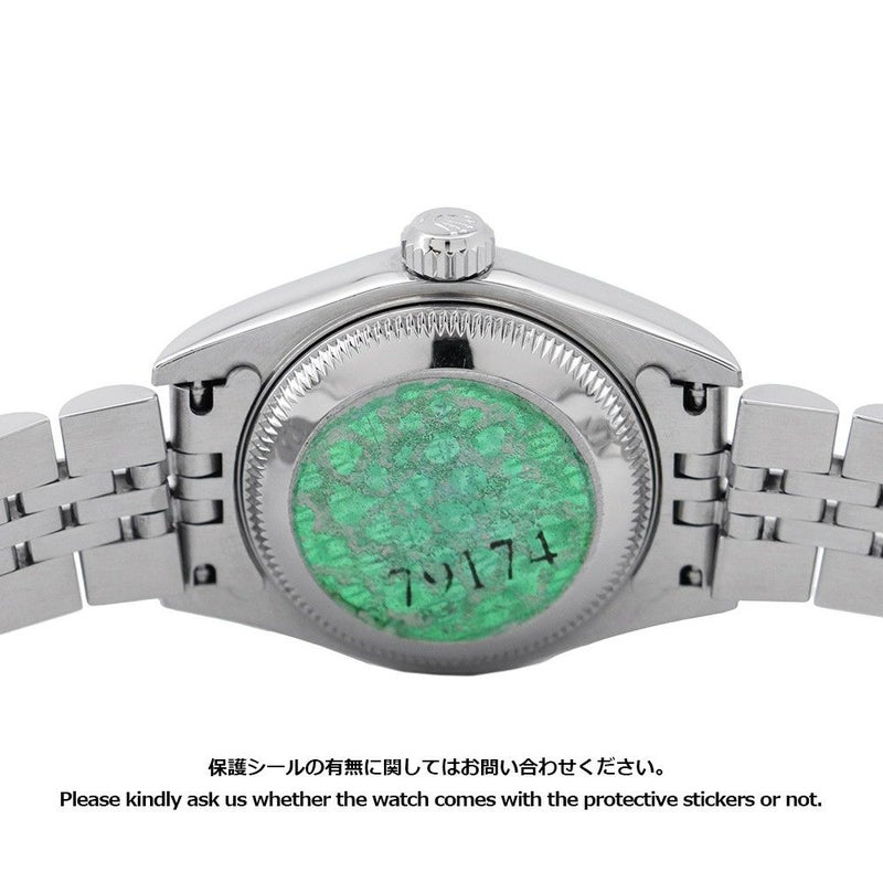 ロレックス デイトジャスト Y番 SS/K18WG 79174NR ROLEX 腕時計 ブラックシェル文字盤 ローマン