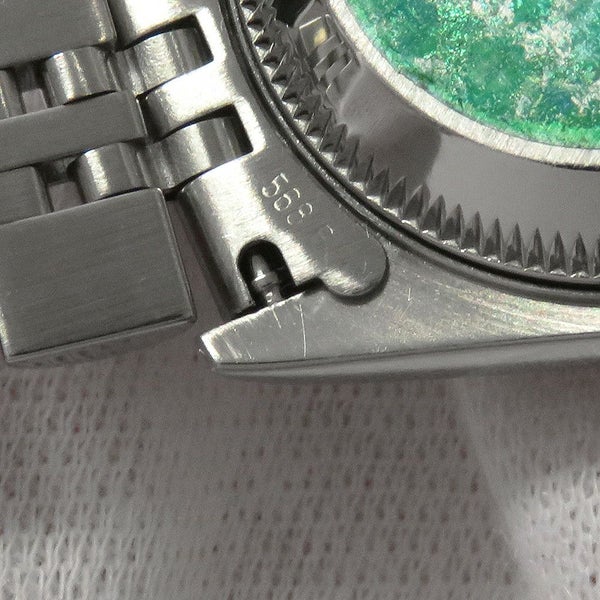 ロレックス デイトジャスト Y番 SS/K18WG 79174NR ROLEX 腕時計 ブラックシェル文字盤 ローマン