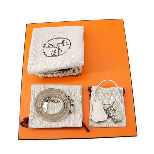 エルメス ハンドバッグ ケリー25 内縫い マッシュルーム/シルバー金具 トゴ B刻印 2wayショルダー