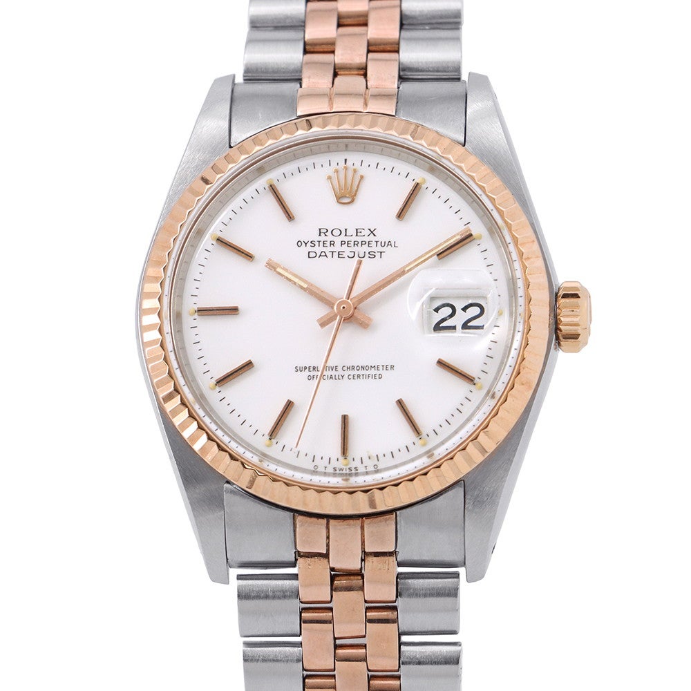 ロレックス デイトジャスト 47番 1601/5 ROLEX 腕時計 白文字盤 | 中古