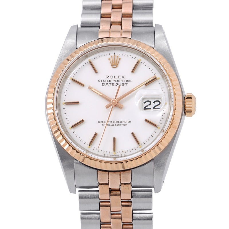 ロレックス デイトジャスト 47番 1601/5 ROLEX 腕時計 白文字盤