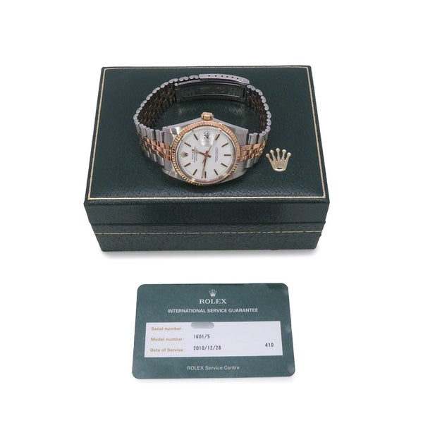 ロレックス デイトジャスト 47番 1601/5 ROLEX 腕時計 白文字盤