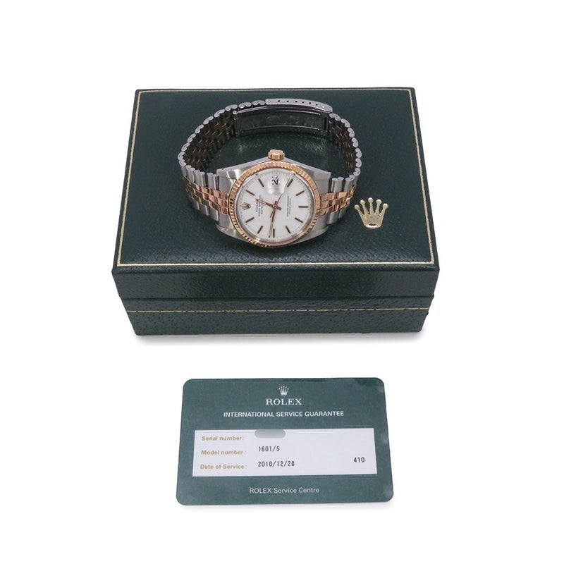 ロレックス デイトジャスト 47番 1601/5 ROLEX 腕時計 白文字盤