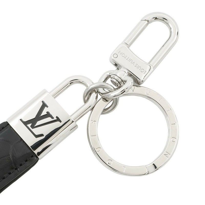 ルイヴィトン キーホルダー LV パドロック ドラゴンヌ クロコダイル M01300 LOUIS VUITTON 黒 メンズ