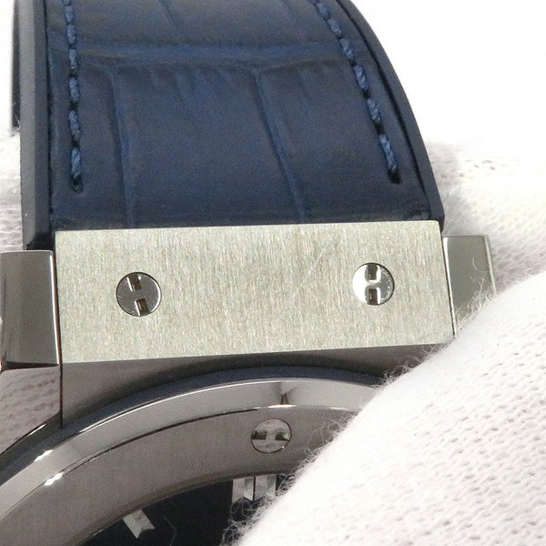 ウブロ クラシック フュージョン チタン/ラバー 542.NX.7170.LR HUBLOT 腕時計 ウォッチ ブルー文字盤