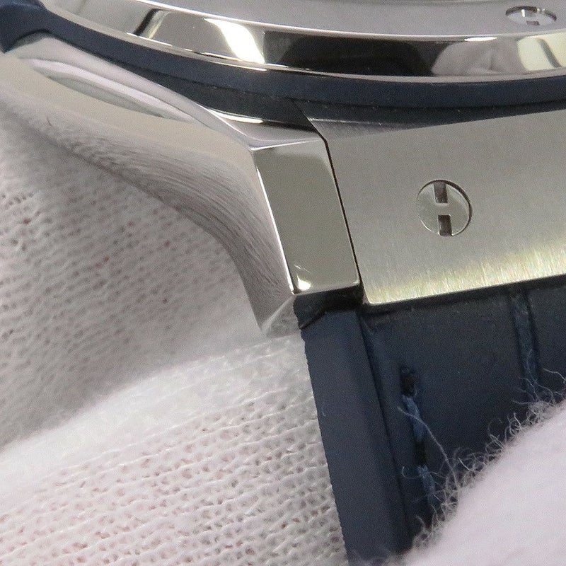 ウブロ クラシック フュージョン チタン/ラバー 542.NX.7170.LR HUBLOT 腕時計 ウォッチ ブルー文字盤