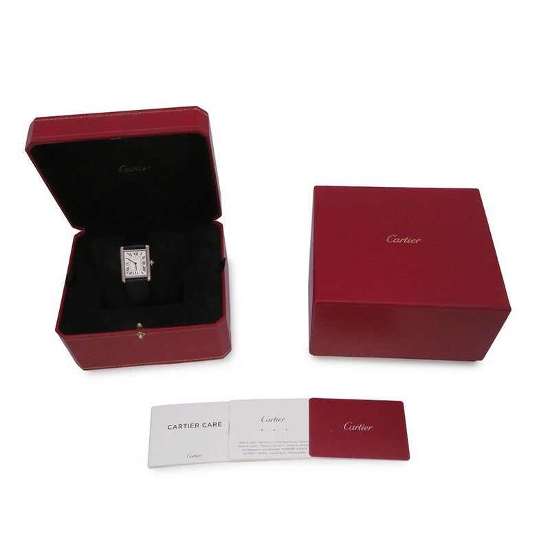 カルティエ タンク マスト LM WSTA0059 Cartier 腕時計 シルバー文字盤 ソーラービート