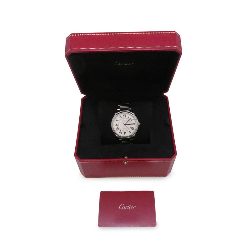 カルティエ ロンド マスト ドゥ カルティエ オンライン限定 WSRN0035 Cartier 腕時計 シルバー文字盤