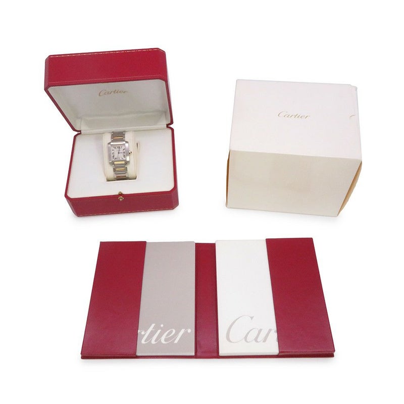 カルティエ タンクフランセーズ LM W51005Q4 Cartier 腕時計 シルバー文字盤