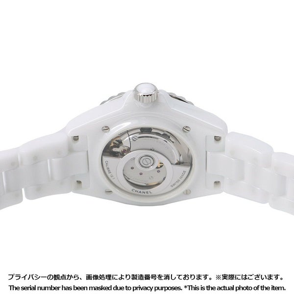 シャネル J12 H5705 CHANEL 腕時計 白文字盤 12Pダイヤ