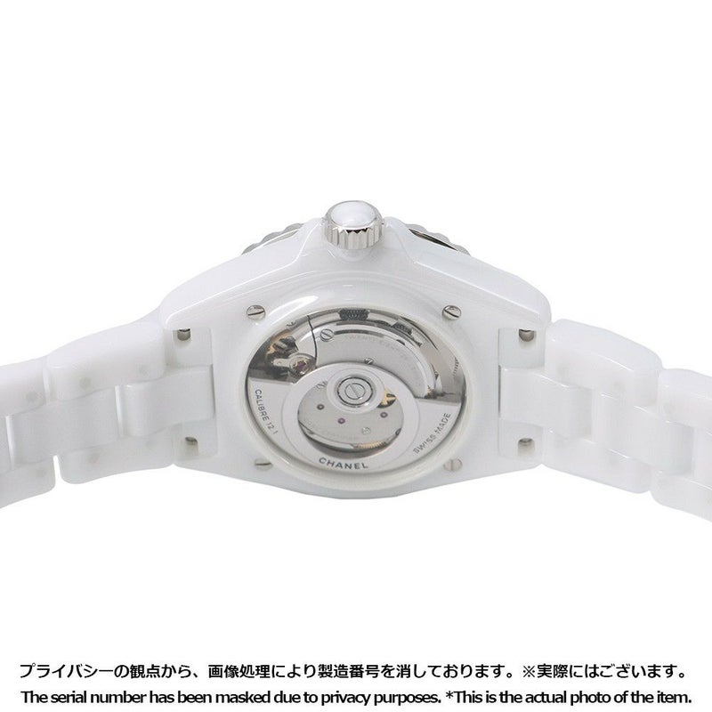シャネル J12 H5705 CHANEL 腕時計 白文字盤 12Pダイヤ