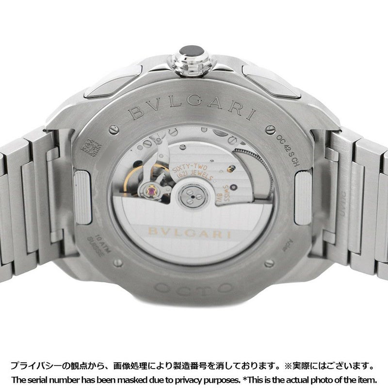 ブルガリ オクト ローマ ウォッチ 103829 BVLGARI 腕時計 ブルー文字盤
