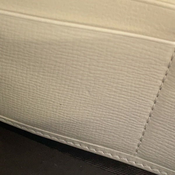 グッチ チェーンウォレット ホースビット 1955 PVC レザー ミラー付き 621888 GUCCI 長財布 白