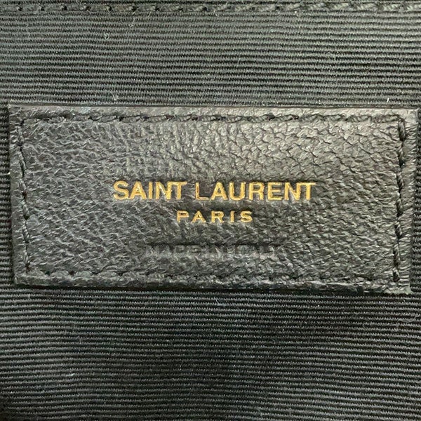 サンローランパリ チェーンショルダーバッグ カリプソ コットン 734153 SAINT LAURENT PARIS 白