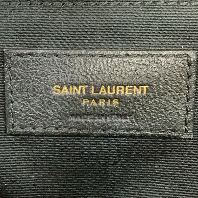 サンローランパリ チェーンショルダーバッグ カリプソ コットン 734153 SAINT LAURENT PARIS 白