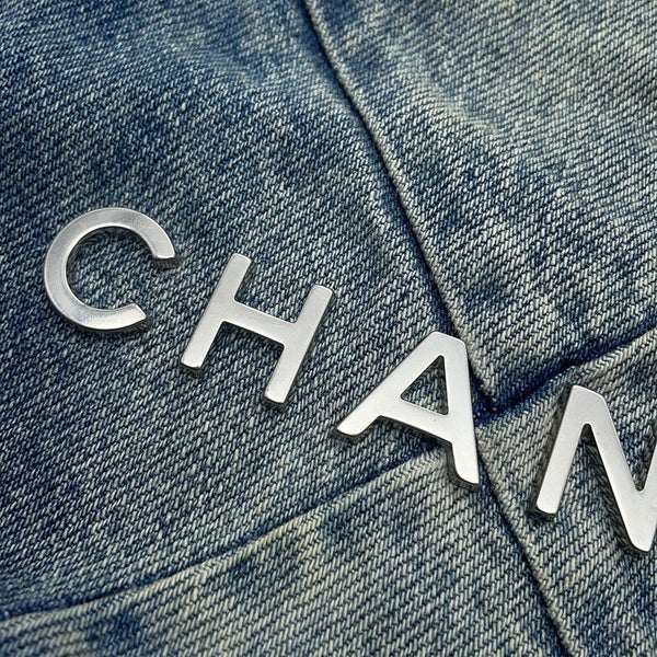 シャネル チェーンショルダーバッグ CHANEL 22 マトラッセ スモール デニム AS3261 ポーチ付き