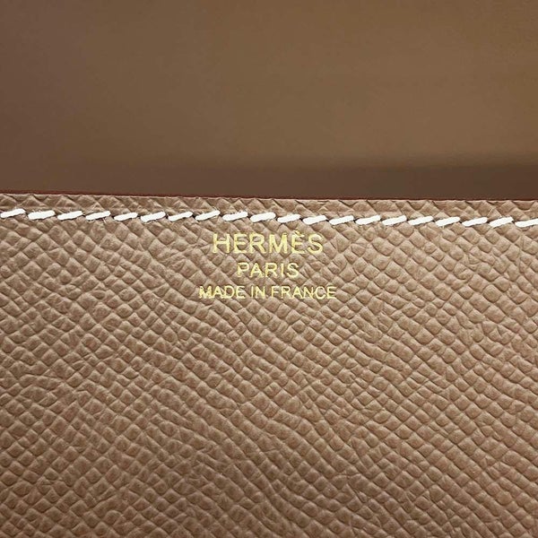 エルメス デッラ・カヴァッレリア エラン エトゥープ/ゴールド金具 エプソン W刻印