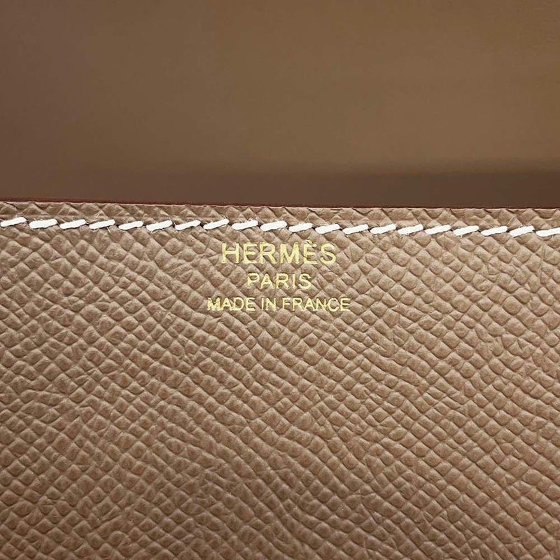 エルメス デッラ・カヴァッレリア エラン エトゥープ/ゴールド金具 エプソン W刻印