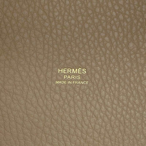 エルメス ハンドバッグ ピコタンロックPM ベージュマルファ/ゴールド金具 トリヨンクレマンス W刻印