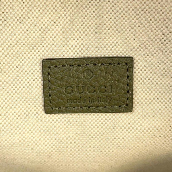 グッチ ボディバッグ ジャンボGG クロスボディバッグ レザー 766937 GUCCI バッグ カーキ