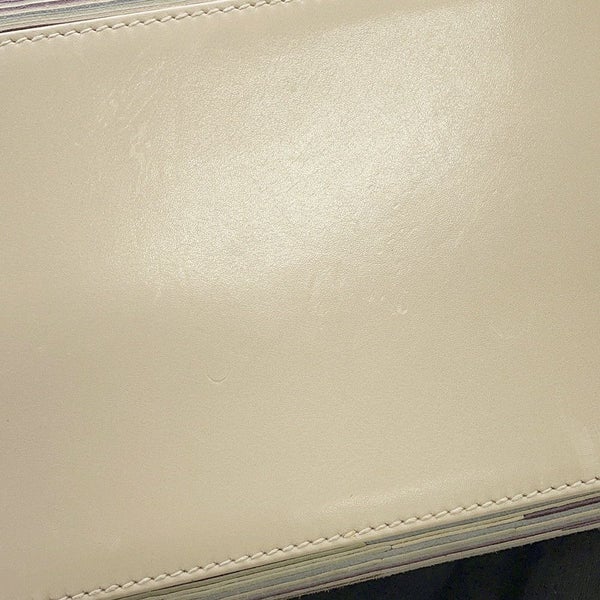 エルメス ハンドバッグ ケリー35 外縫い ベージュ/マルチカラー/シルバー金具 ヴィブラート □E刻印 2wayショルダー