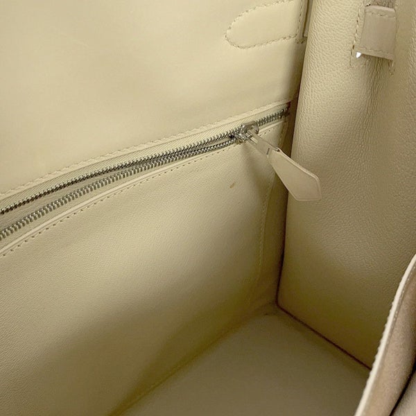 エルメス ハンドバッグ ケリー35 外縫い ベージュ/マルチカラー/シルバー金具 ヴィブラート □E刻印 2wayショルダー