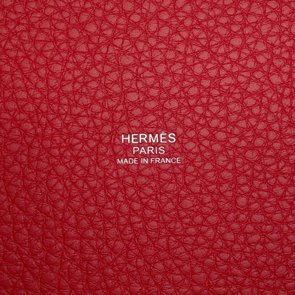 エルメス ハンドバッグ ピコタンロックMM ルージュラデュー/シルバー金具 トリヨンクレマンス K刻印