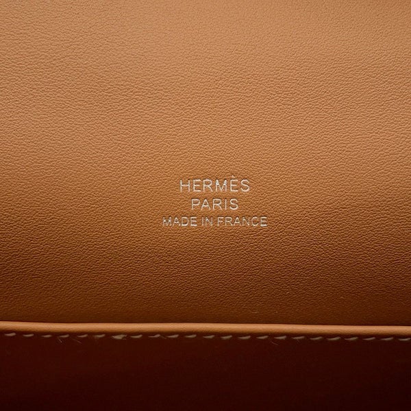 エルメス ハンドバッグ ポシェットケリー ゴールド/シルバー金具 スイフト K刻印