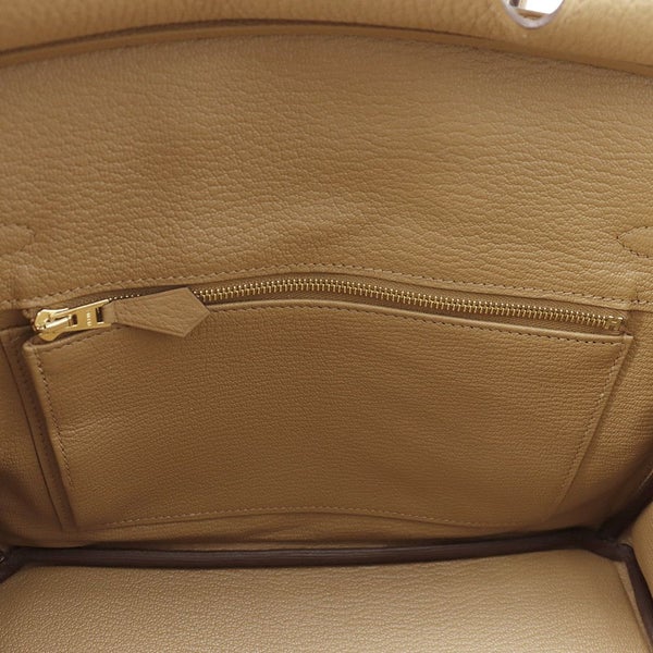 エルメス バーキン25 ビスキュイ/ゴールド金具 トゴ W刻印 HERMES Birkin ハンドバッグ