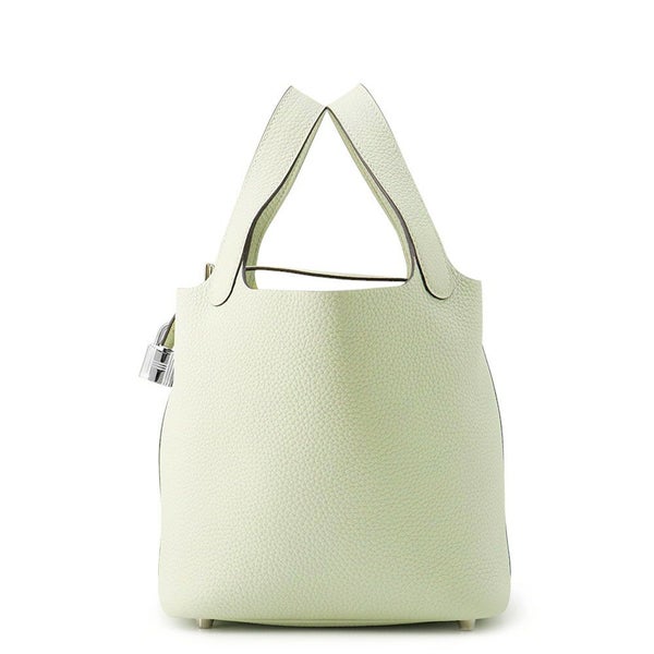 エルメス ハンドバッグ ピコタンロックPM グリネヴェ/シルバー金具 トリヨンクレマンス B刻印