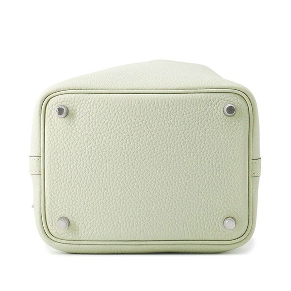 エルメス ハンドバッグ ピコタンロックPM グリネヴェ/シルバー金具 トリヨンクレマンス B刻印