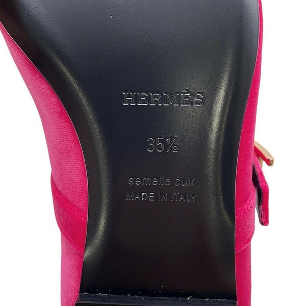 エルメス パンプス ジェーン ベロア レディースサイズ35 1/2 HERMES 靴