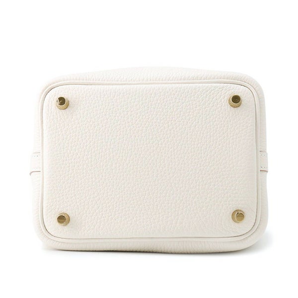 エルメス ハンドバッグ ピコタンロックPM グリスペール/ゴールド金具 トリヨンクレマンス W刻印