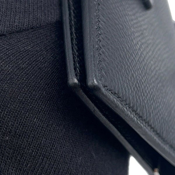 エルメス 二つ折り財布 ベアンコンパクト モノクローム ブラック/ブラック金具 エプソン U刻印 黒