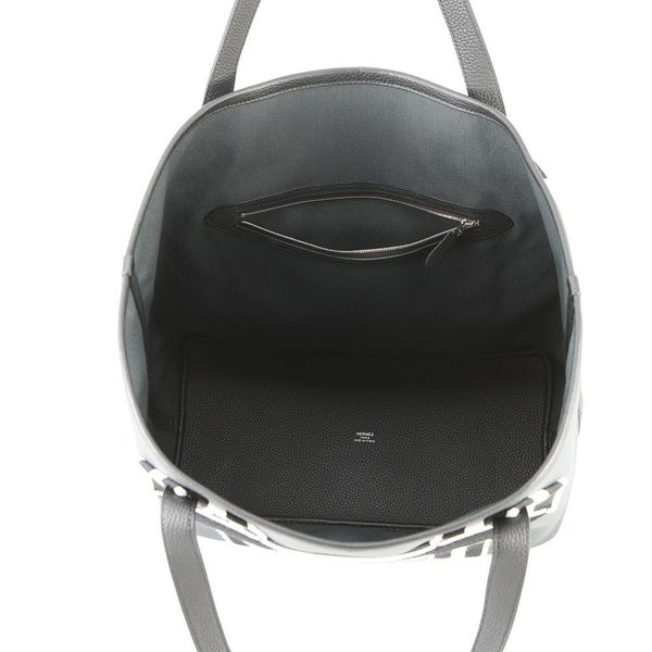 エルメス トートバッグ ピュール サングル  ヴェールルソー/ブラック トワルミリタリー/トリヨンクレマンス U刻印 黒