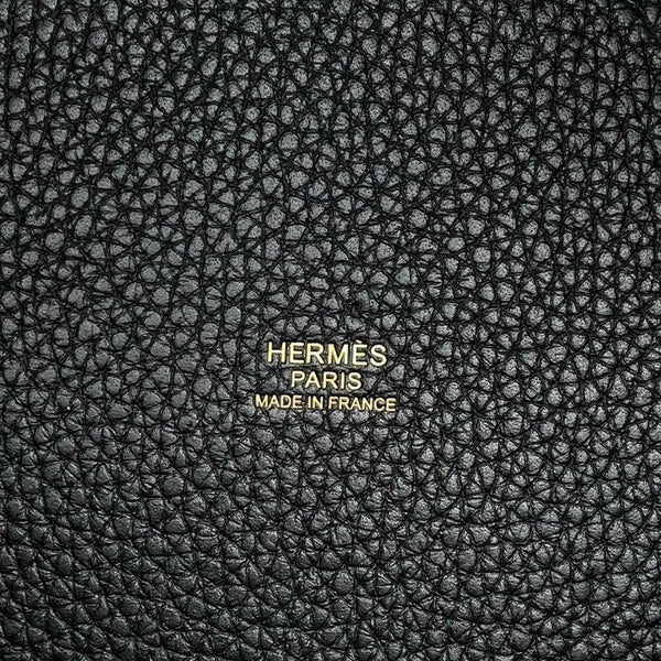 エルメス ハンドバッグ ピコタンロックPM ブラック/ゴールド金具 トリヨンクレマンス W刻印 黒