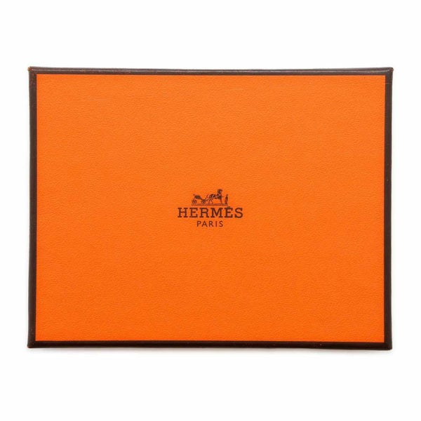 エルメス カルメン トリコロール ヴェールコミック/ヴェールフィズ/クレ/シルバー金具 ラムスキン B刻印