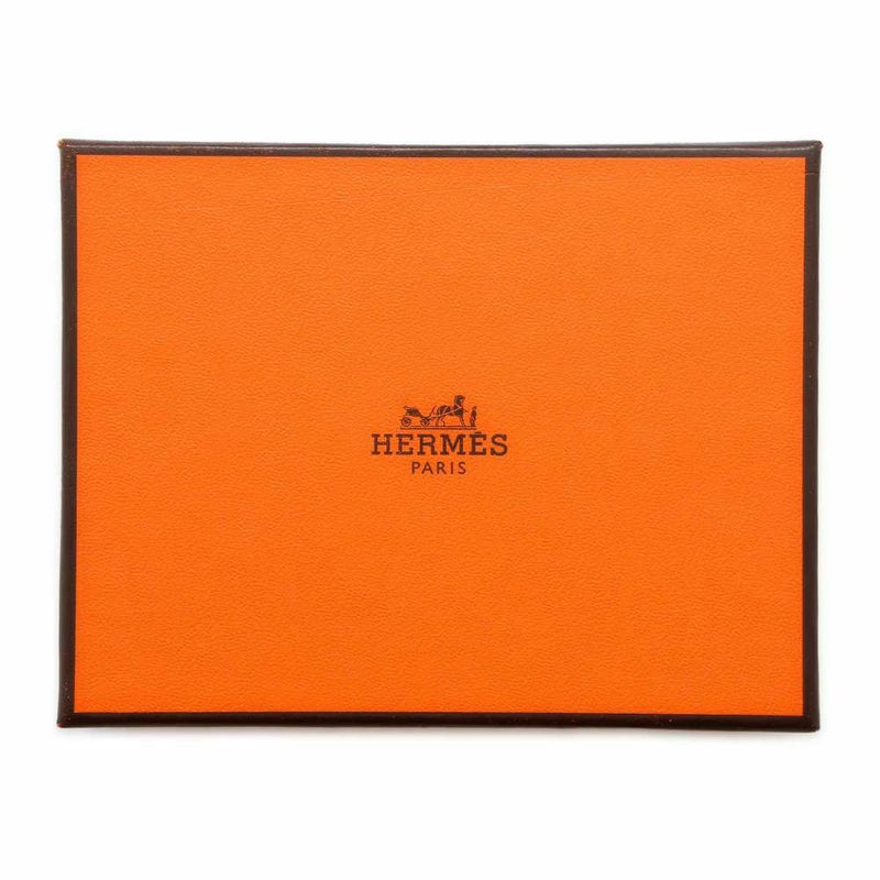 エルメス カルメン トリコロール ヴェールコミック/ヴェールフィズ/クレ/シルバー金具 ラムスキン B刻印