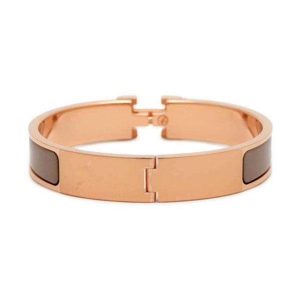 エルメス ブレスレット クリック H クリッククラックPM マロングラッセ/ピンクゴールド金具 HERMES