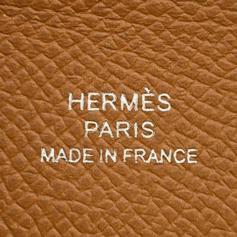 エルメス カードケース カルヴィ ゴールド エプソン W刻印 HERMES 名刺入れ