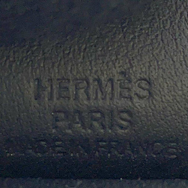 エルメス バッグチャーム ロデオPM ペガサス ブラック ラムスキン B刻印 黒