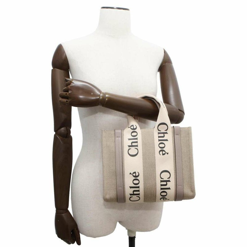 クロエ ハンドバッグ ウッディ トート スモール キャンバス CHC22AS397 Chloe バッグ 2wayショルダーバッグ