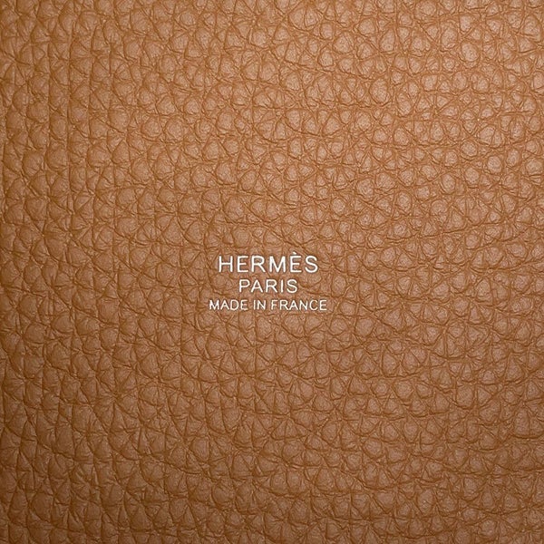 エルメス ハンドバッグ ピコタンロックPM ゴールド/シルバー金具 トリヨンクレマンス W刻印