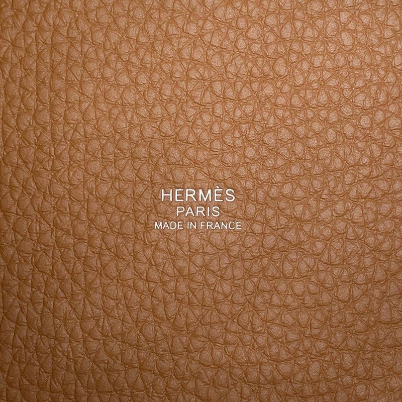 エルメス ハンドバッグ ピコタンロックPM ゴールド/シルバー金具 トリヨンクレマンス W刻印