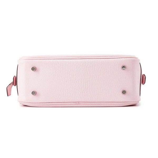 エルメス ハンドバッグ プリュム ミニ ローズダーリン/シルバー金具 シェブルミゾル W刻印 シェーブル