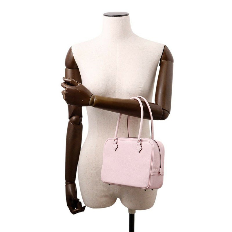 エルメス ハンドバッグ プリュム ミニ ローズダーリン/シルバー金具 シェブルミゾル W刻印 シェーブル