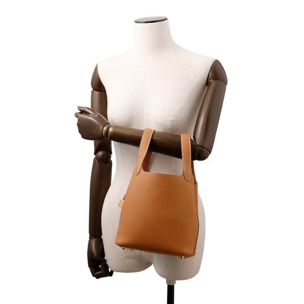 エルメス ハンドバッグ ピコタンロックPM ゴールド/ゴールド金具 トリヨンモーリス B刻印