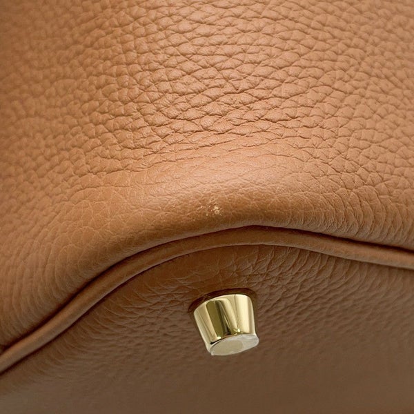 エルメス ハンドバッグ ピコタンロックPM ゴールド/ゴールド金具 トリヨンモーリス B刻印