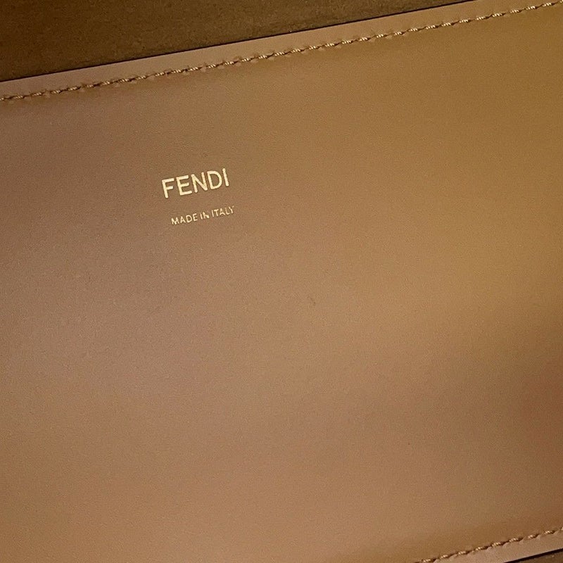 フェンディ トートバッグ サンシャイン ミディアム レザー パイソン 8BH386 FENDI 2wayショルダー