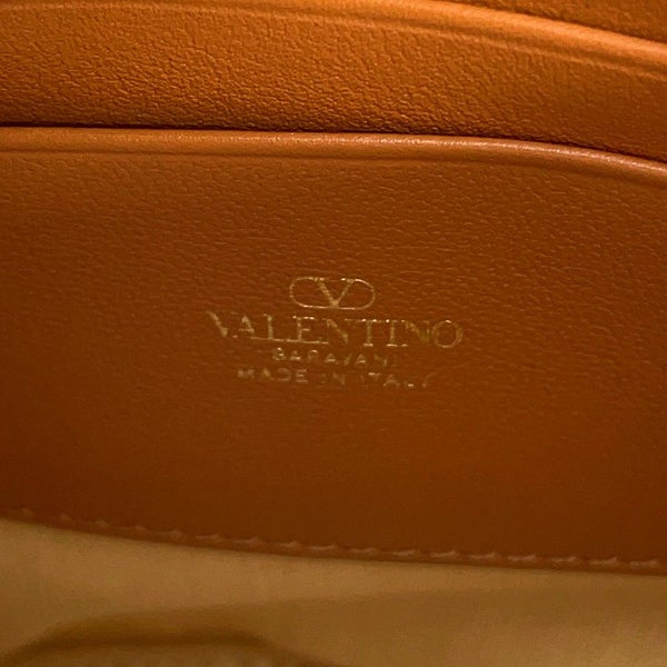 ヴァレンティノ・ガラヴァーニ ハンドバッグ ロックスタッズ バケットバッグ ラフィア レザー 4W2P0W31MZI 2way